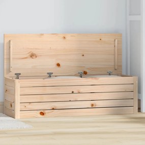 tömör fenyőfa tárolóláda 109 x 36,5 x 33 cm