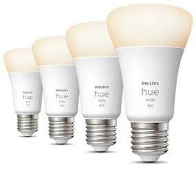 KÉSZLET 4x LED Dimmelhető izzó Philips Hue WHITE A60 E27/9W/230V 2700K