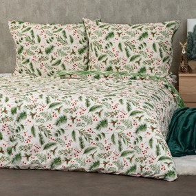 4Home Scotch green pamut ágyneműhuzat, 140 x 220 cm, 70 x90 cm, 140 x 220 cm, 70 x 90 cm