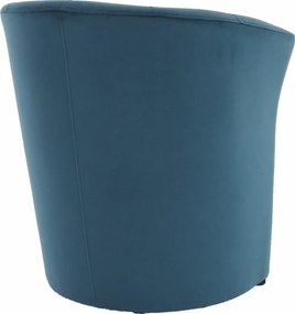 Klub fotel, kék anyag, CUBA