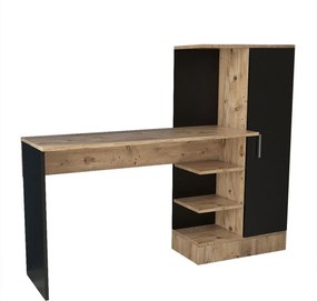 Comi Atlantic Pine and Black íróasztal