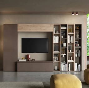 Infinity 2.0 7 db-os szett szürkésbarna / Cadiz tölgy