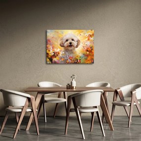 Kép - Boldog kutya (70x50 cm)