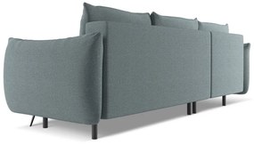 Világoskék sarokkanapé (bal oldali) Malie – Makamii