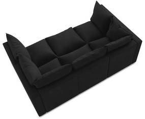 Fekete kanapé 255 cm Manao – Makamii