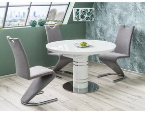 Stratos bővíthető étkezőasztal fehér 120-160cm