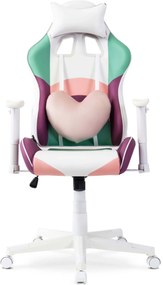 Irodai Forgószék Többszínű Eco-bőr Kárpittal. CANDY