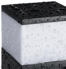 Kanlux 38763-Kültéri lámpa 2 aljzattal DASTEN 1xG9/11W/230V 30 cm IP44 antracit