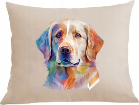 Párna párnahuzat Golden Retriever Kutya mintás