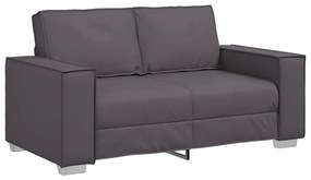 Kétszemélyes kanapé Szürke 120 cm Műbőr