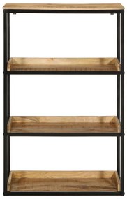Könyvespolc 70x35x110 cm Tömör fa rusztikus mangóból