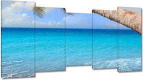 Vászonkép 150x80 Pálmafák az óceán felett
