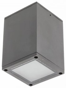 Lámpa Mennyezeti lámpatest LENTO, aluminium, 100x130, IP54, max 35W, négyzet, grafit