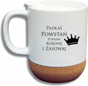 Fehér Bögre Parafa Vicces Ajándék Kelj Fel Javítsd Meg A Koronát