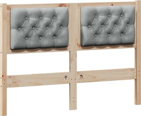 vidaXL Fejtámla Egyéb Barna és világosszürke 120 cm Tömör fenyőfa