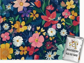 Fotótapéta Gyerekeknek Lányok Virágok Színes Gyerek Tapéta 350x250