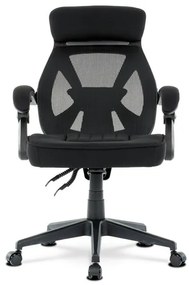 Fekete Hálós Irodai Szék, Hinta Mechanikával. KA-Y309 BK