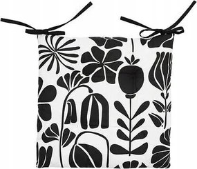 Twisted Lime székpárna Fehér Fekete