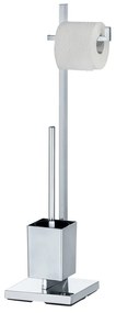Quadro WC-papír tartó állvány WC-kefével - Wenko