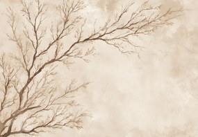 Fotótapéta - Bézs ág (147x102 cm)