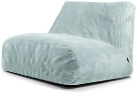 Mentazöld kordbársony babzsákfotel Sofa Tube – SLOWDOWN