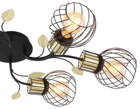 Globo 54113-6D - Felületre szerelhető csillár LALLY 6xE27/40W/230V