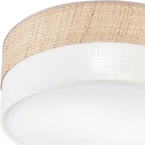 Mennyezeti lámpa SIRJA DOUBLE BOHO 2xE14/15W/230V átm. 35 cm bézs/krém