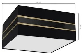Mennyezeti lámpa ULTIMO 2xE27/60W/230V fekete