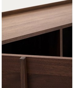 Barna komód diófa dekorral 200x80x45 cm Onix – Kave Home