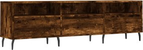 vidaXL füstös tölgy színű szerelt fa TV-szekrény 150 x 30 x 44,5 cm