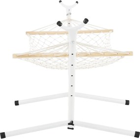 Függőágy állvány nélkül, fehér, ATIKA NEW TYP 2