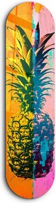 Ananas üvegkép, 20×80 cm