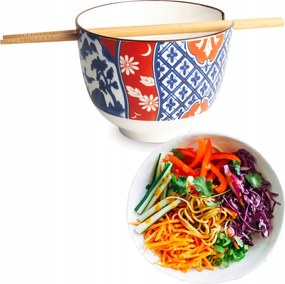 Ramen leves- és tésztapálcikás tál Soba Udon fehér Botanica