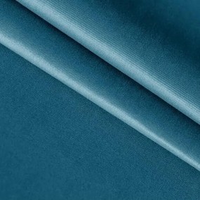 Kárpitozott boxspring ágy GLORIEN VELVET 90x200 cm kék Matrac: Bonell rugós matrac