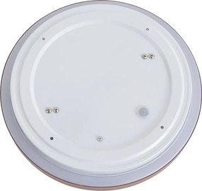 Modern Sienna mennyezeti lámpa fehér színnel 34 cm IP44 - Walden