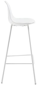 Fehér bárszék (ülésmagasság 65 cm) Brighter – Kave Home