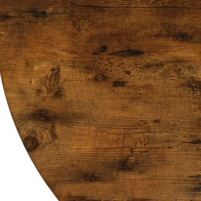 LINO Asztal 100 cm Rusztikus tölgy/fekete