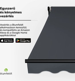 Blumfeldt CloudShade Napernyő, Okos vezérlés, UV-védelem, Fali rögzítés