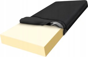 100x220 cm-es hipoallergén habszivacs matrac, strapabíró fekete huzattal H2 11 cm