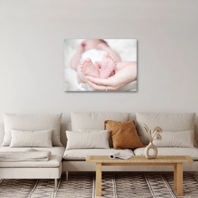 A baba lábának képe (70x50 cm)