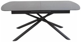 Vector bővíthető étkezőasztal fekete 160-200cm