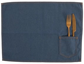 Textil tányéralátét 45x33 cm Indigo – Tiseco Home Studio