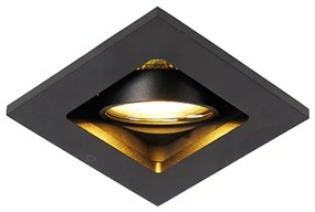 Okos süllyesztett spot fekete, WiFi GU10 állítható - Qure