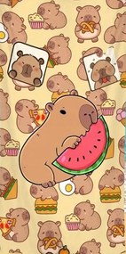 Vicces Törölköző Kapibara Görögdinnye Strandtörölköző Kapibara 70x150