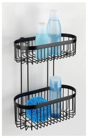 Classic Plus 2 Tier fekete fali kosár - Wenko