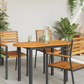 Asztallap 110x55x2,2 cm Ovális Tömör Fa Akácfa
