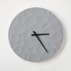 ODLITO Beton falióra Holdkráter – szürke – 50 cm – fekete mutatók