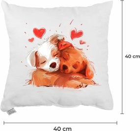 EMI Puppy Love díszpárna 40x40 cm