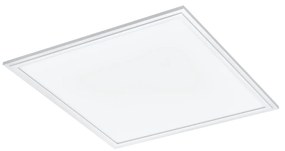 Eglo 33107 Salobrena-RGBW álmennyezeti LED panel, fehér, szögletes, 2400 lm, 4000K természetes fehér, beépített LED, 21W, IP20, 450x450 mm