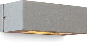 RENDL WOOP fali lámpa ezüstszürke 230V R7s 78mm 12W IP54